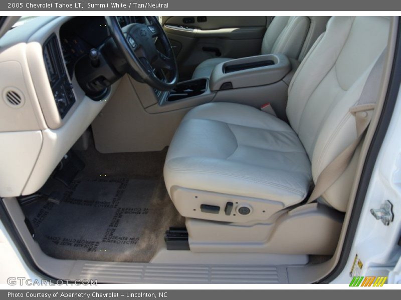 Summit White / Tan/Neutral 2005 Chevrolet Tahoe LT