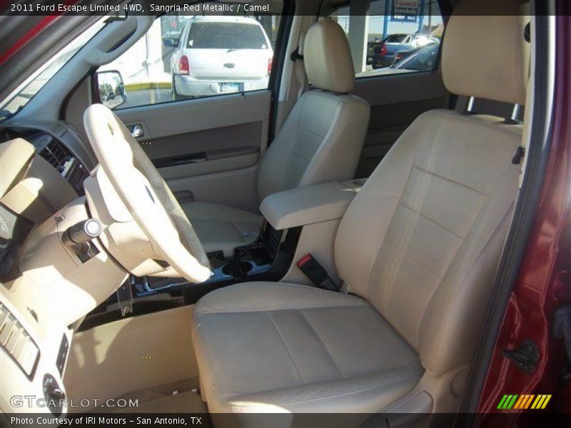 Sangria Red Metallic / Camel 2011 Ford Escape Limited 4WD