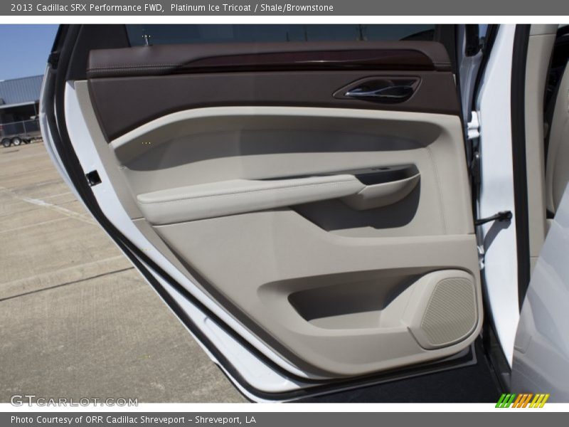 Platinum Ice Tricoat / Shale/Brownstone 2013 Cadillac SRX Performance FWD