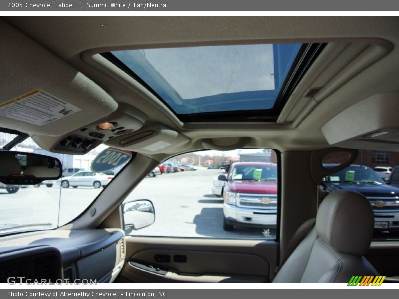 Summit White / Tan/Neutral 2005 Chevrolet Tahoe LT