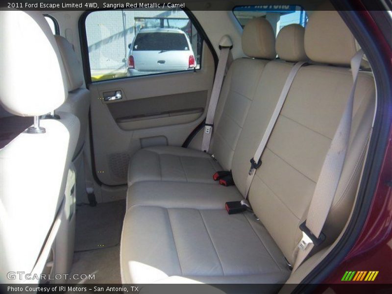 Sangria Red Metallic / Camel 2011 Ford Escape Limited 4WD