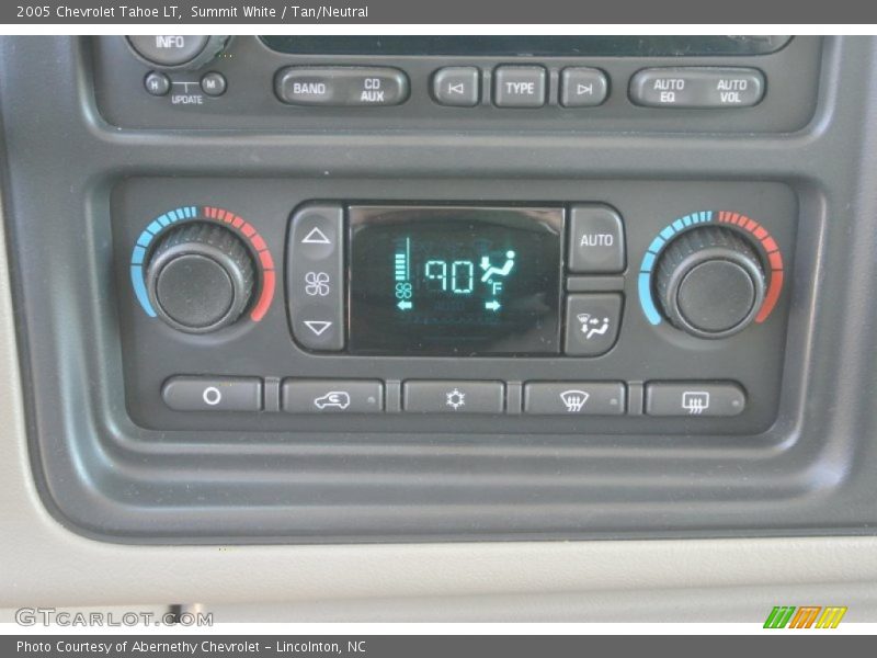 Summit White / Tan/Neutral 2005 Chevrolet Tahoe LT