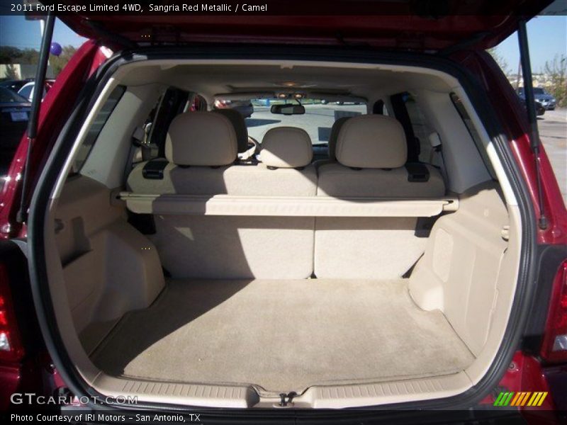 Sangria Red Metallic / Camel 2011 Ford Escape Limited 4WD
