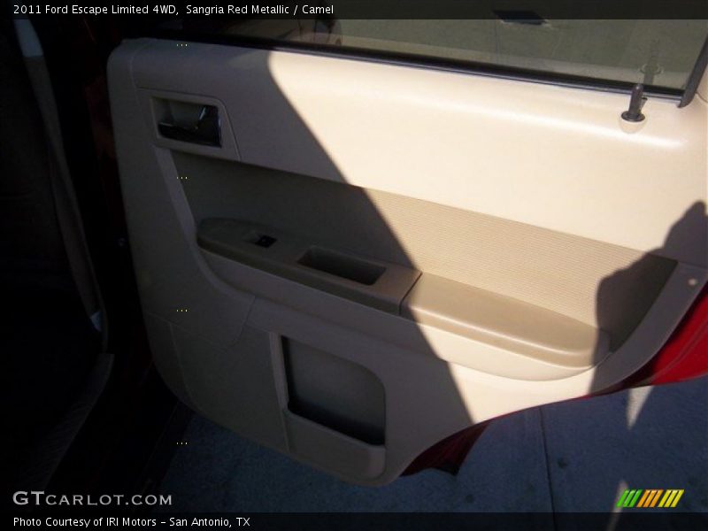 Sangria Red Metallic / Camel 2011 Ford Escape Limited 4WD