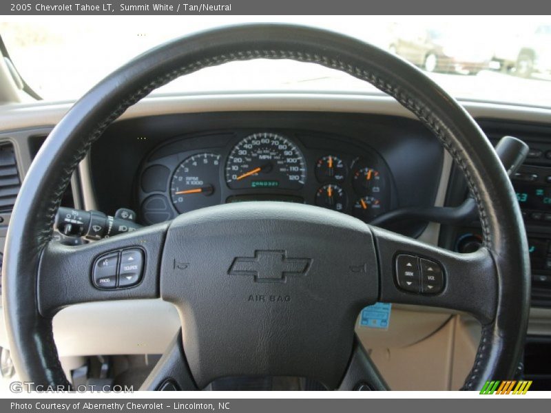 Summit White / Tan/Neutral 2005 Chevrolet Tahoe LT