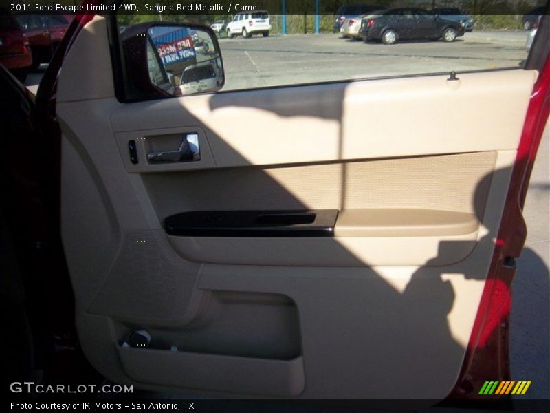 Sangria Red Metallic / Camel 2011 Ford Escape Limited 4WD