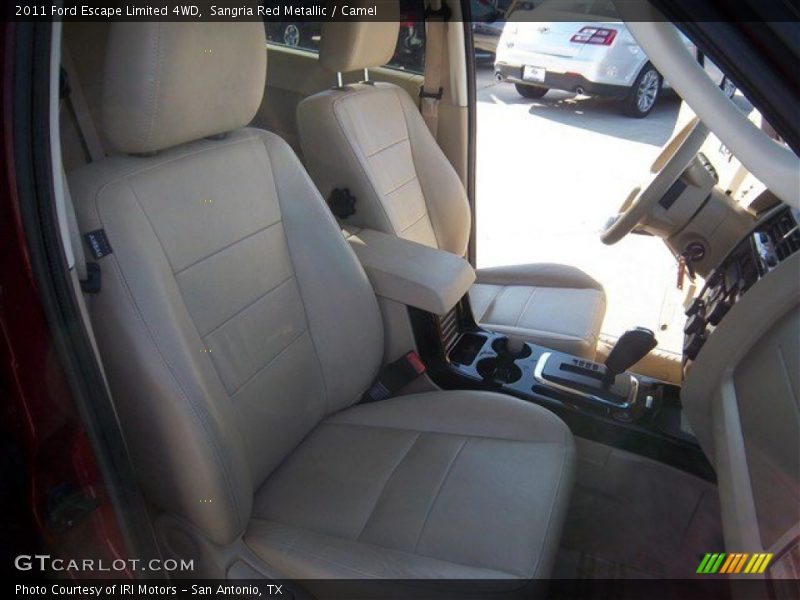 Sangria Red Metallic / Camel 2011 Ford Escape Limited 4WD