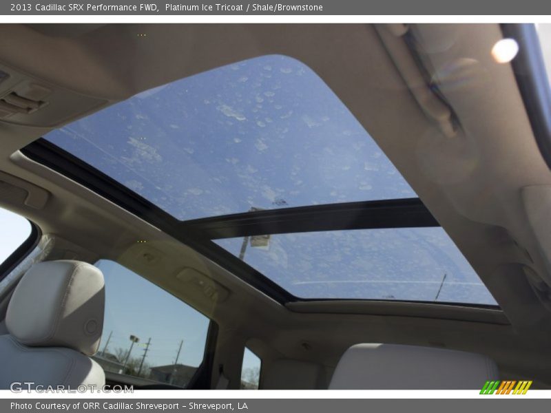 Platinum Ice Tricoat / Shale/Brownstone 2013 Cadillac SRX Performance FWD