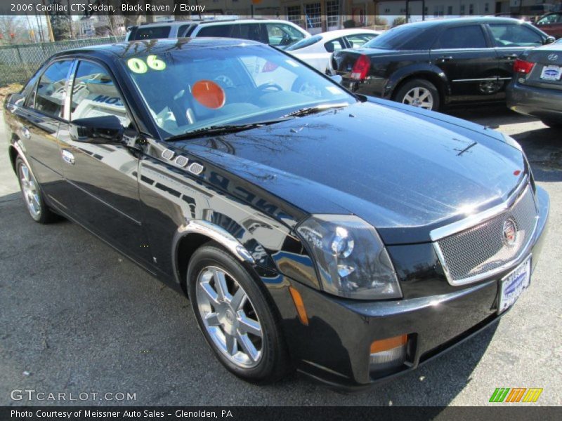 Black Raven / Ebony 2006 Cadillac CTS Sedan