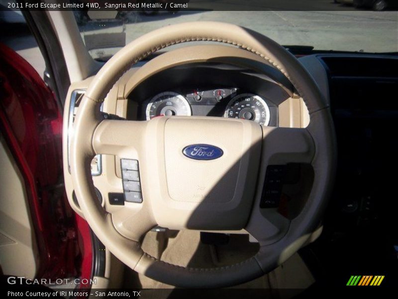 Sangria Red Metallic / Camel 2011 Ford Escape Limited 4WD
