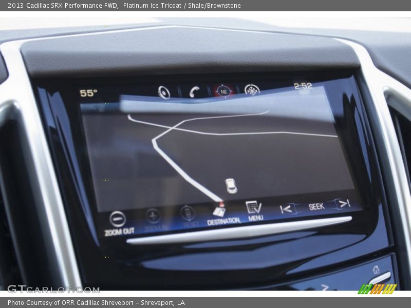 Platinum Ice Tricoat / Shale/Brownstone 2013 Cadillac SRX Performance FWD