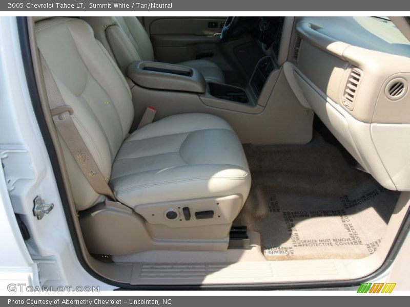 Summit White / Tan/Neutral 2005 Chevrolet Tahoe LT