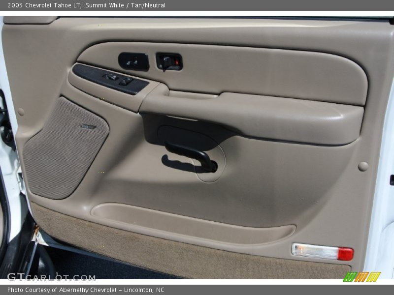 Summit White / Tan/Neutral 2005 Chevrolet Tahoe LT