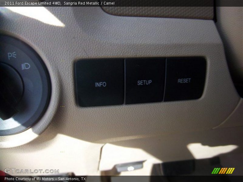 Sangria Red Metallic / Camel 2011 Ford Escape Limited 4WD