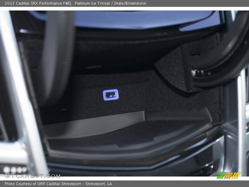 Platinum Ice Tricoat / Shale/Brownstone 2013 Cadillac SRX Performance FWD