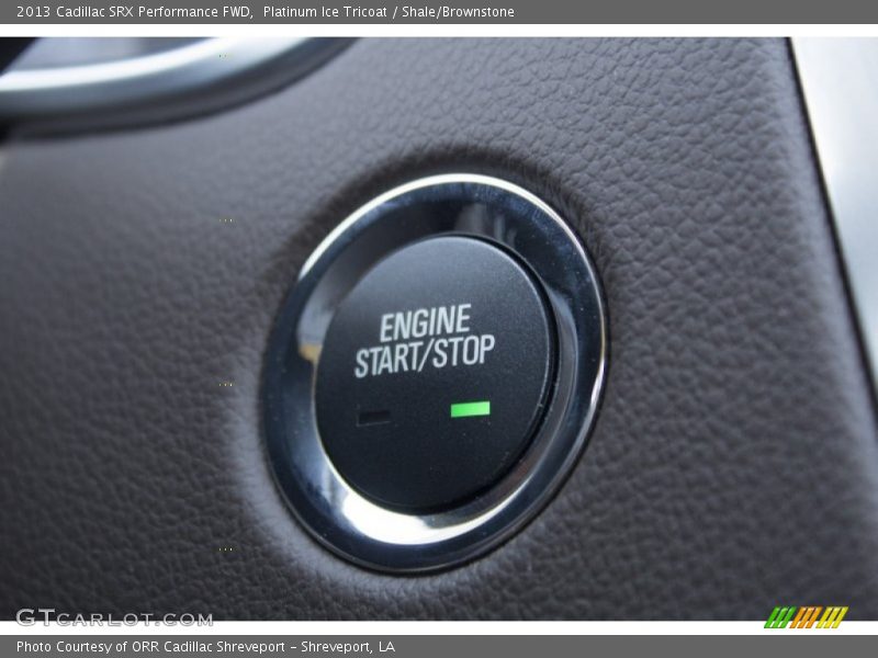 Platinum Ice Tricoat / Shale/Brownstone 2013 Cadillac SRX Performance FWD