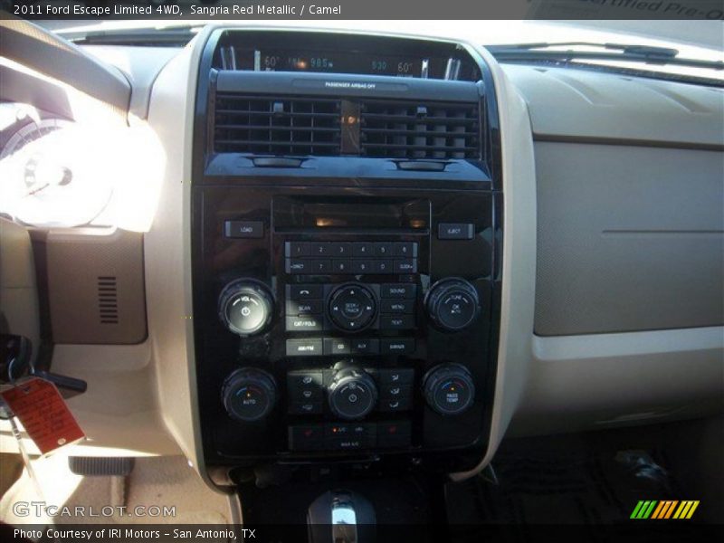 Sangria Red Metallic / Camel 2011 Ford Escape Limited 4WD