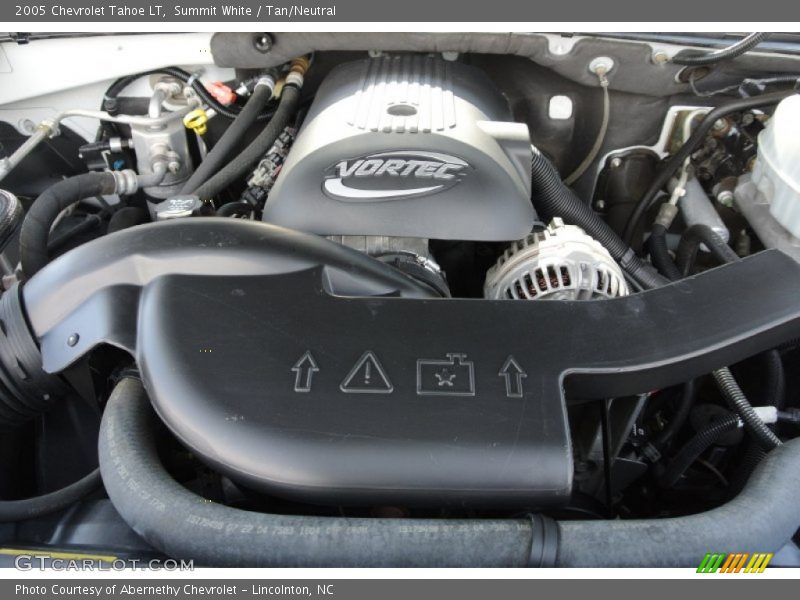 Summit White / Tan/Neutral 2005 Chevrolet Tahoe LT