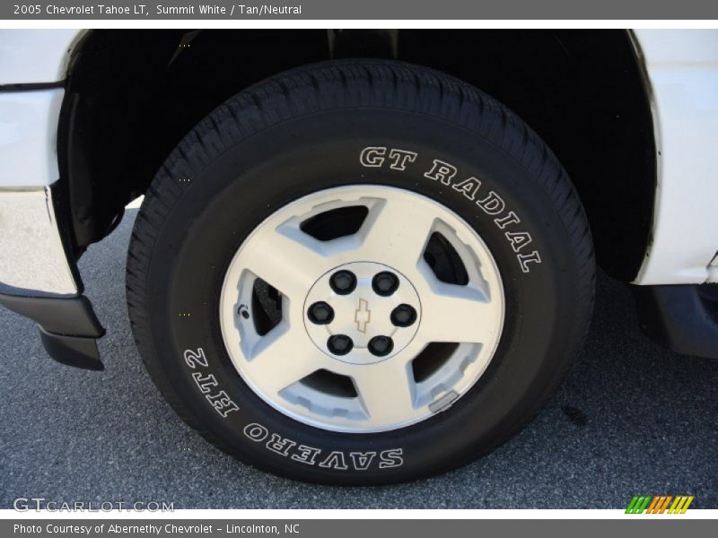 Summit White / Tan/Neutral 2005 Chevrolet Tahoe LT