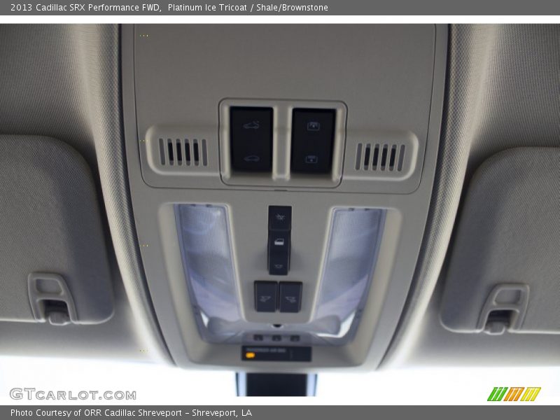 Platinum Ice Tricoat / Shale/Brownstone 2013 Cadillac SRX Performance FWD