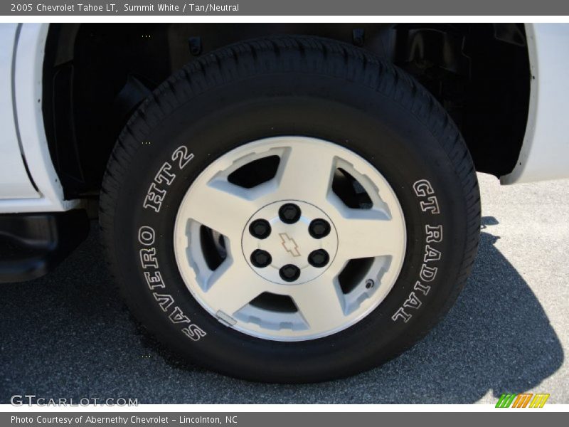 Summit White / Tan/Neutral 2005 Chevrolet Tahoe LT