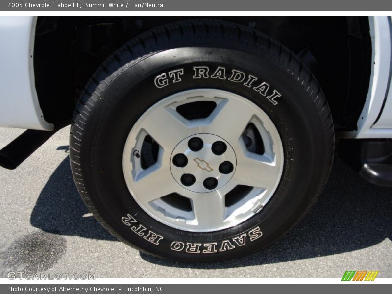 Summit White / Tan/Neutral 2005 Chevrolet Tahoe LT