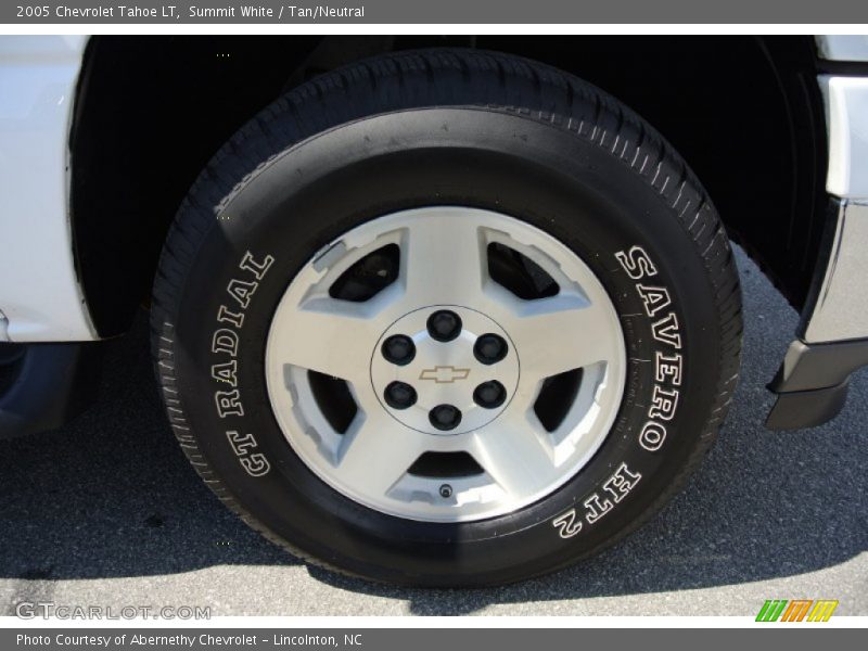 Summit White / Tan/Neutral 2005 Chevrolet Tahoe LT