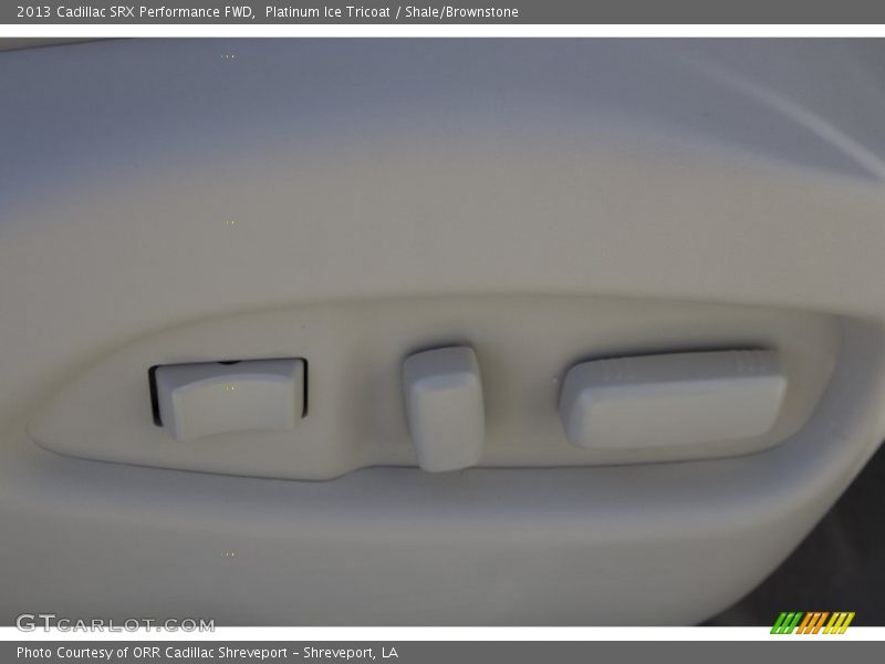 Platinum Ice Tricoat / Shale/Brownstone 2013 Cadillac SRX Performance FWD