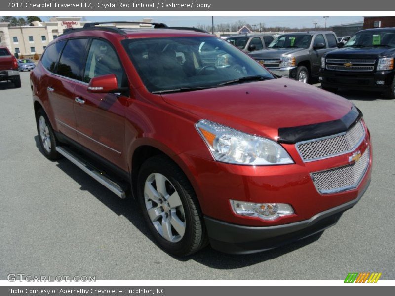 Crystal Red Tintcoat / Cashmere/Ebony 2012 Chevrolet Traverse LTZ
