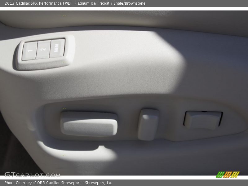 Platinum Ice Tricoat / Shale/Brownstone 2013 Cadillac SRX Performance FWD