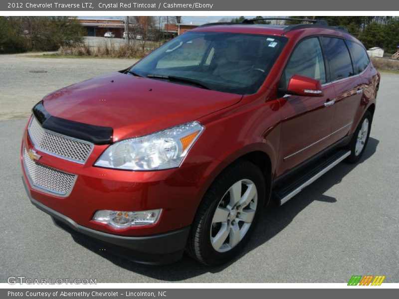 Crystal Red Tintcoat / Cashmere/Ebony 2012 Chevrolet Traverse LTZ
