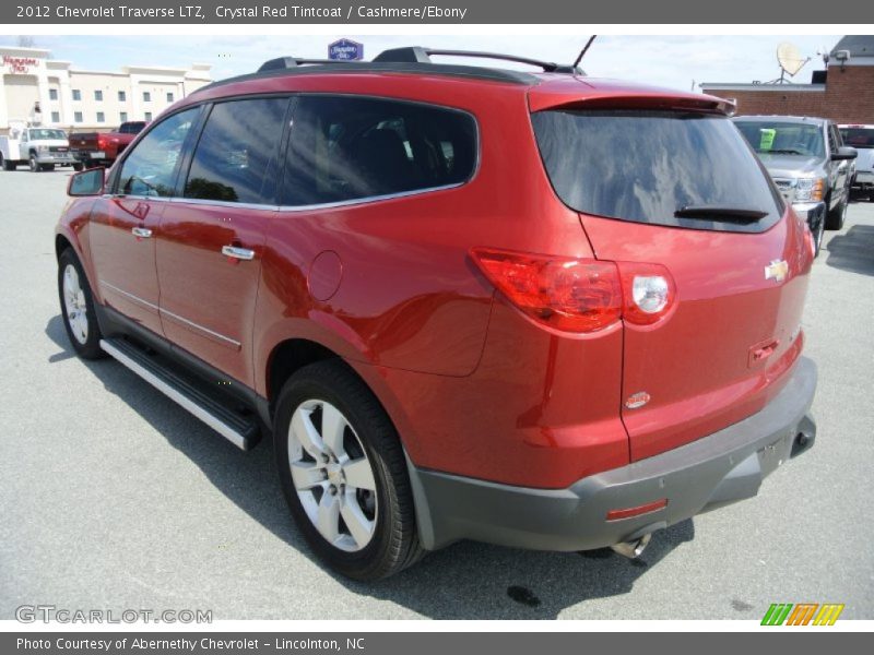 Crystal Red Tintcoat / Cashmere/Ebony 2012 Chevrolet Traverse LTZ