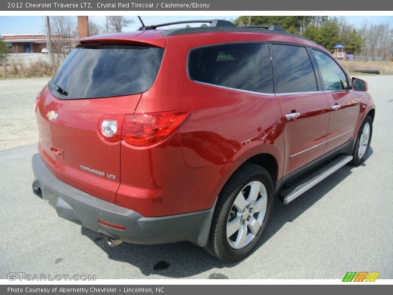 Crystal Red Tintcoat / Cashmere/Ebony 2012 Chevrolet Traverse LTZ