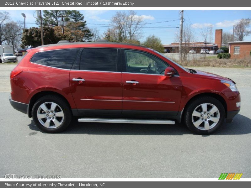 Crystal Red Tintcoat / Cashmere/Ebony 2012 Chevrolet Traverse LTZ