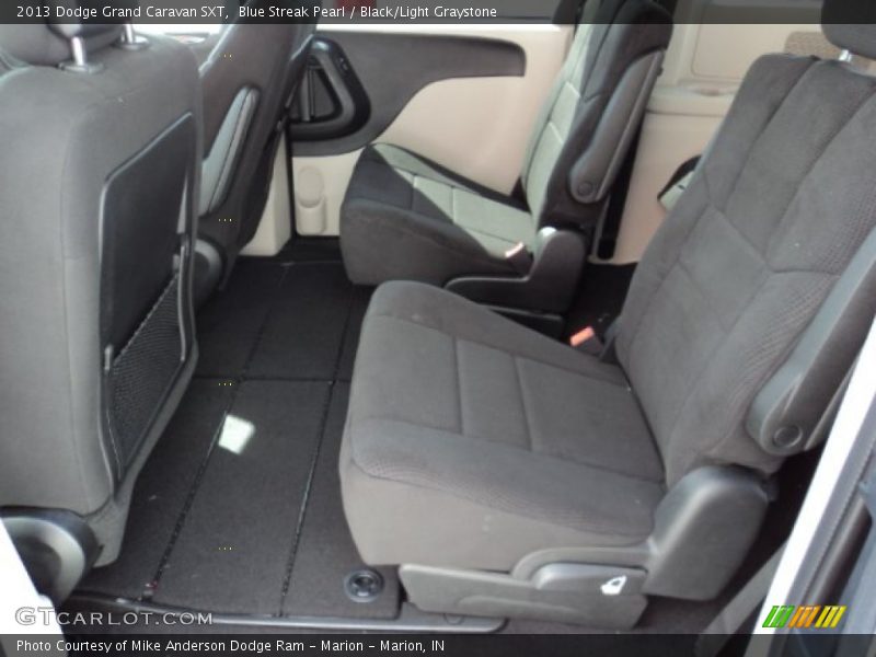 Blue Streak Pearl / Black/Light Graystone 2013 Dodge Grand Caravan SXT
