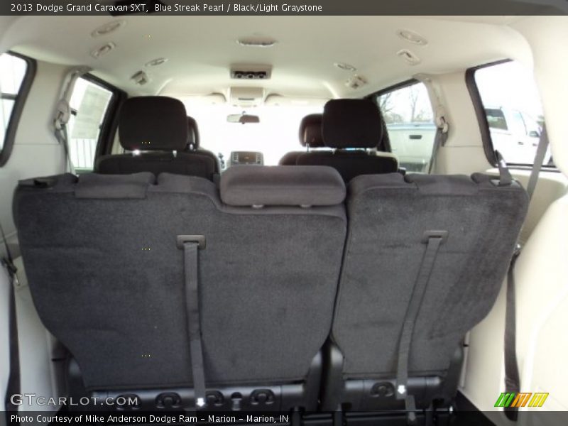 Blue Streak Pearl / Black/Light Graystone 2013 Dodge Grand Caravan SXT