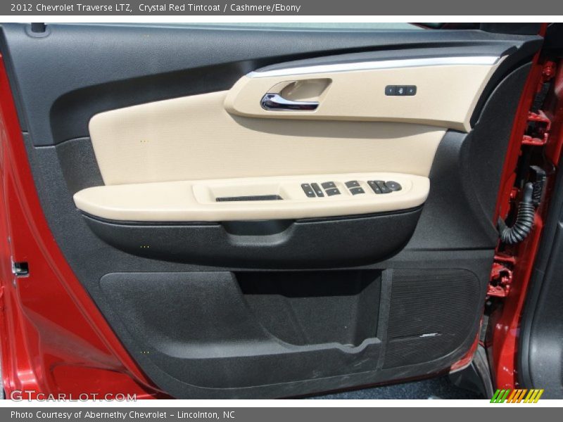Crystal Red Tintcoat / Cashmere/Ebony 2012 Chevrolet Traverse LTZ
