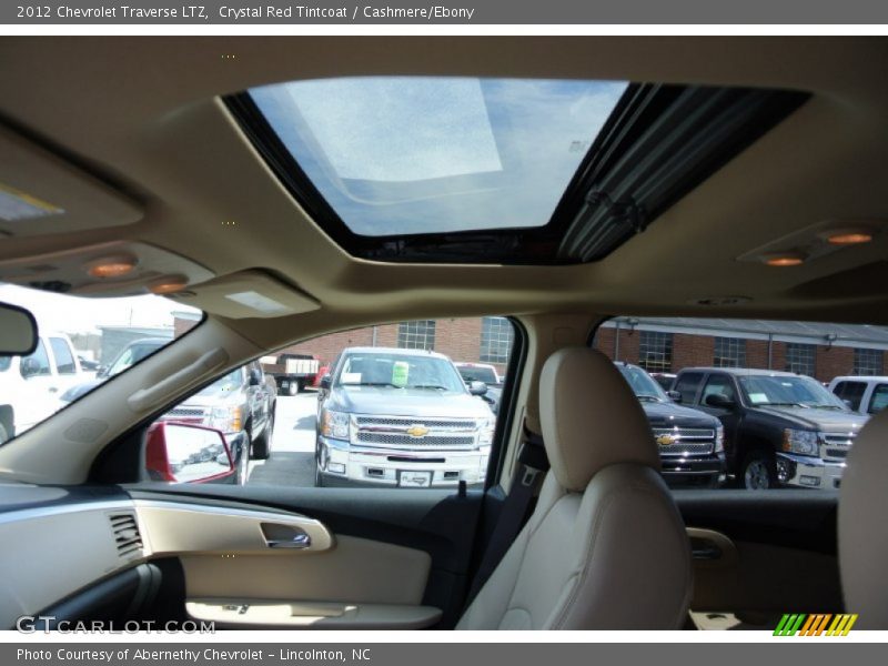 Crystal Red Tintcoat / Cashmere/Ebony 2012 Chevrolet Traverse LTZ