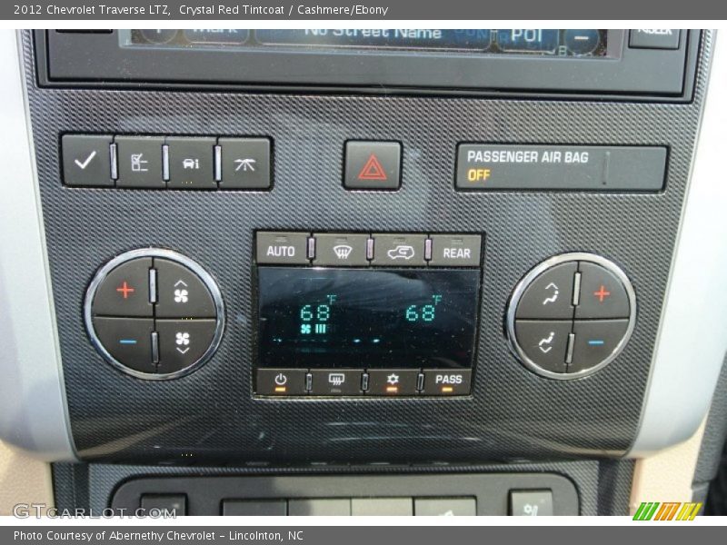 Crystal Red Tintcoat / Cashmere/Ebony 2012 Chevrolet Traverse LTZ