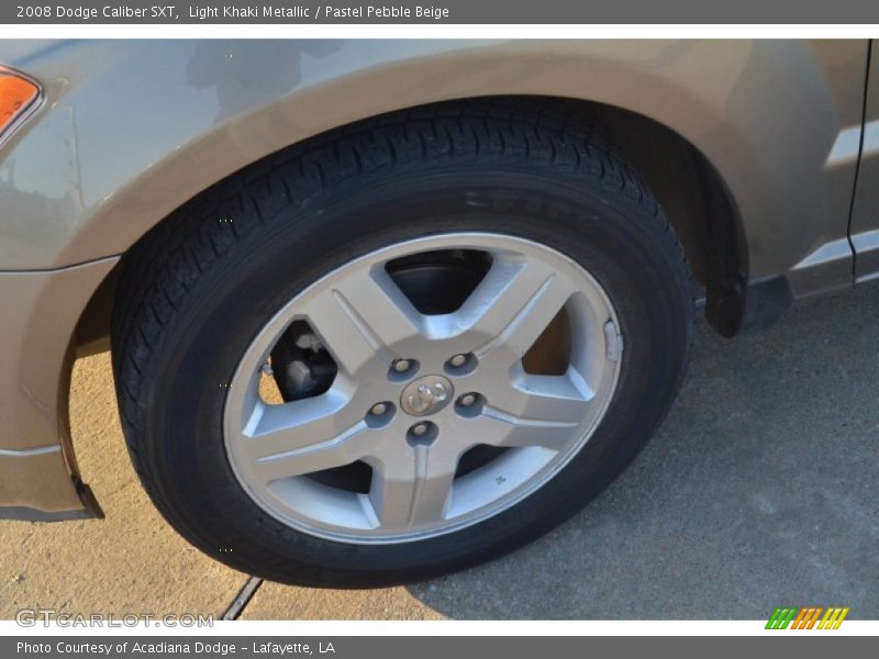 Light Khaki Metallic / Pastel Pebble Beige 2008 Dodge Caliber SXT