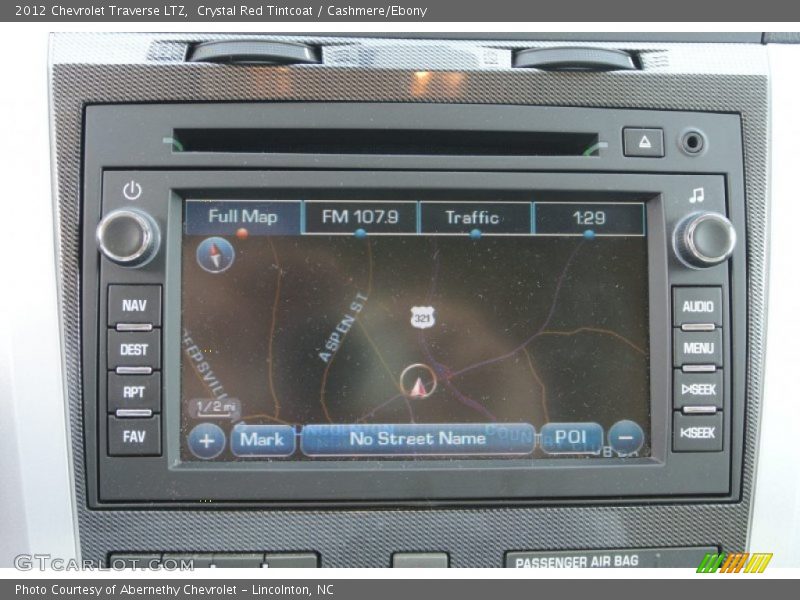 Crystal Red Tintcoat / Cashmere/Ebony 2012 Chevrolet Traverse LTZ