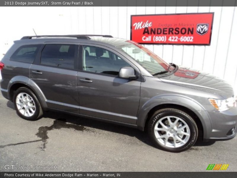 Storm Gray Pearl / Black 2013 Dodge Journey SXT