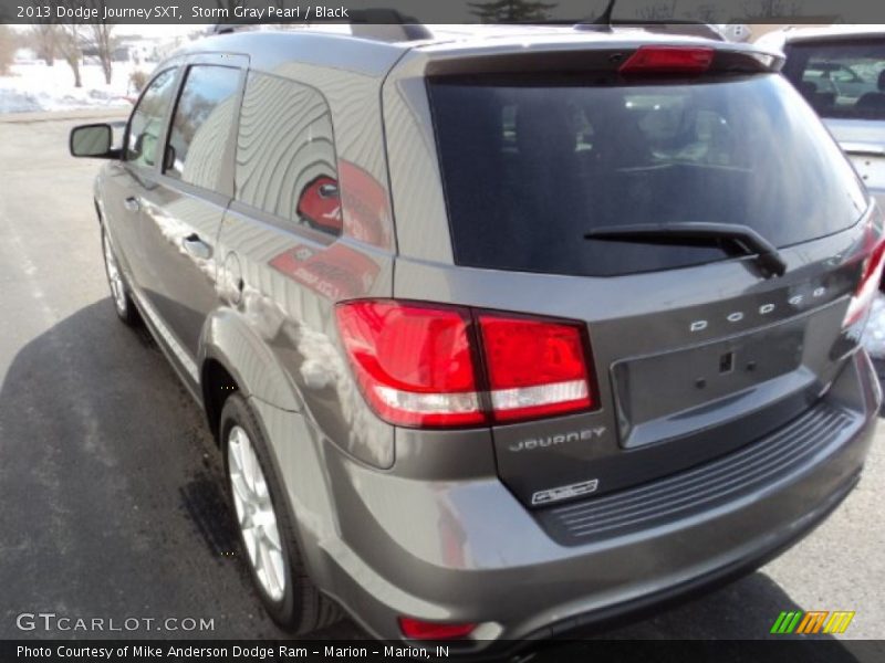 Storm Gray Pearl / Black 2013 Dodge Journey SXT