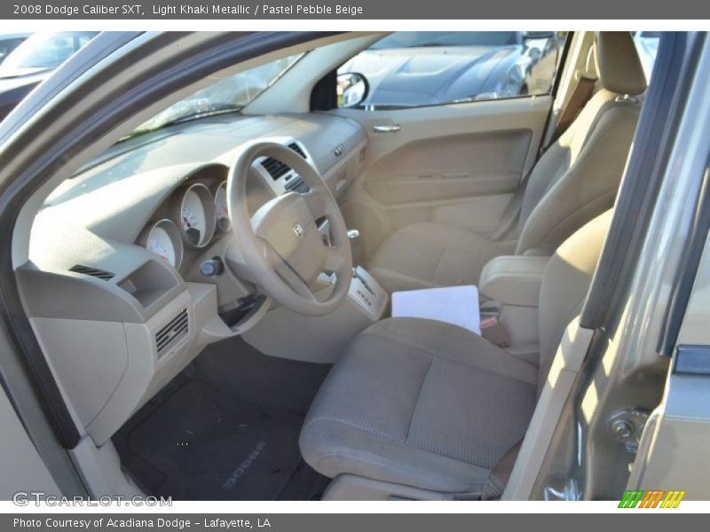 Light Khaki Metallic / Pastel Pebble Beige 2008 Dodge Caliber SXT