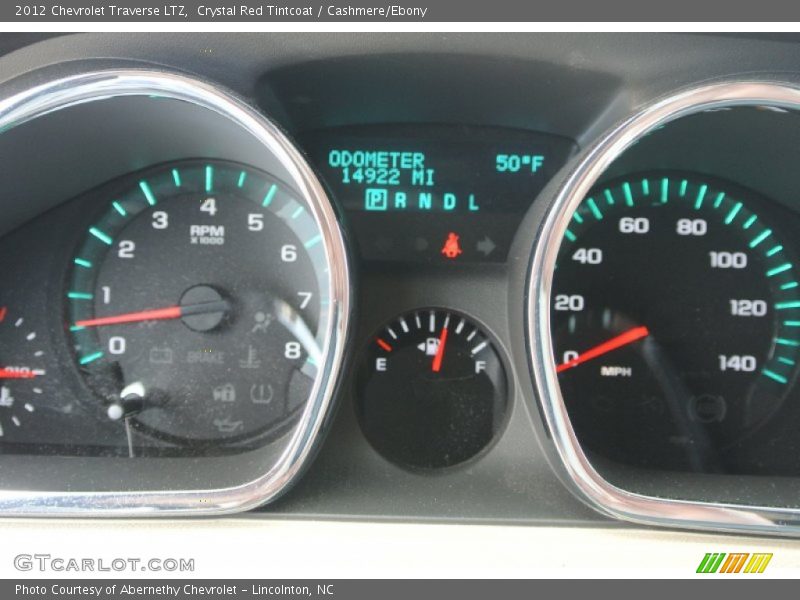Crystal Red Tintcoat / Cashmere/Ebony 2012 Chevrolet Traverse LTZ