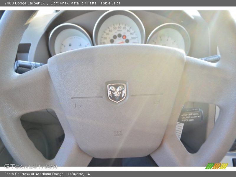 Light Khaki Metallic / Pastel Pebble Beige 2008 Dodge Caliber SXT