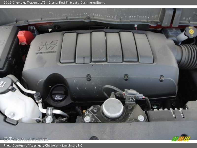 Crystal Red Tintcoat / Cashmere/Ebony 2012 Chevrolet Traverse LTZ