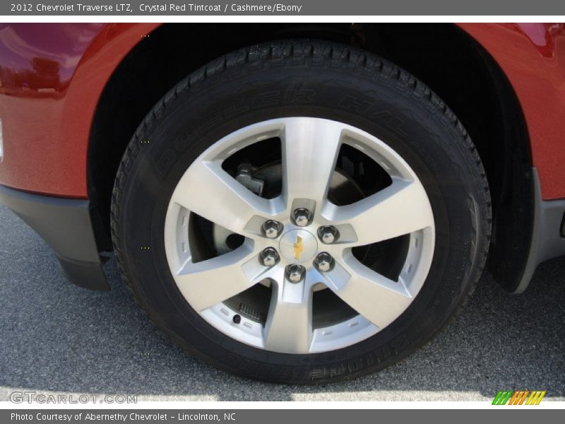 Crystal Red Tintcoat / Cashmere/Ebony 2012 Chevrolet Traverse LTZ