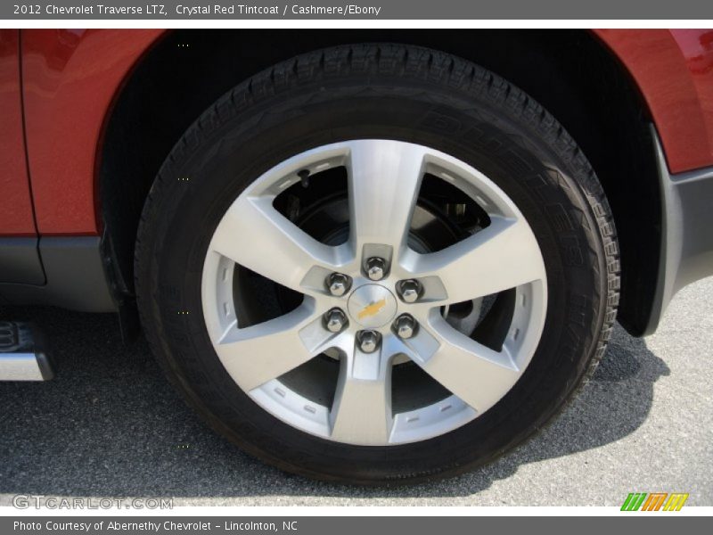 Crystal Red Tintcoat / Cashmere/Ebony 2012 Chevrolet Traverse LTZ