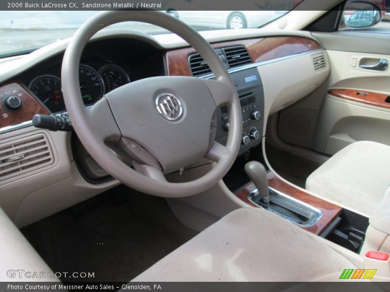 Sandstone Metallic / Neutral 2006 Buick LaCrosse CX